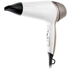 Remington Фен Thermacare Pro, 2200Вт, 3 режими, дифузор, іоніз-я, хол. обдув, турбо режим, біло-коричневий