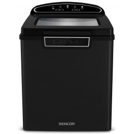 Sencor Льодогенератор побутовий SIM3000BK, 105 Вт, 12 кг/добу, об'єм 1.9л, приготування за 9 хв, 2 розміри льоду, чорний