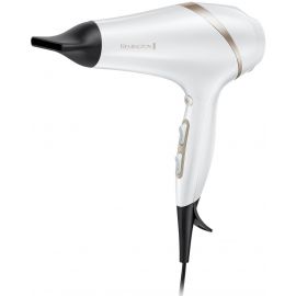 Remington Фен HydraLuxe, 2300Вт, 3 режими, дифузор, іоніз-я, хол. обдув, білий