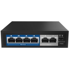 Netis Комутатор P106C 6xFE (4xPoE), 60Вт, Некерований