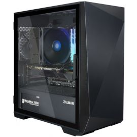 Zalman Корпус Z1 Iceberg, без БЖ, 2xUSB3.0, 1xUSB2.0, 3x120mm Black fans, TG Side Panel, mATX, Black