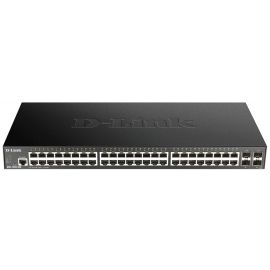 D-Link Комутатор DGS-1250-52X 48xGE, 4xSFP+, Smart