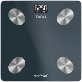 Tefal Ваги підлогові Smart, 180кг, Bluetooth, AAAx3 в комплекті, скло, чорний