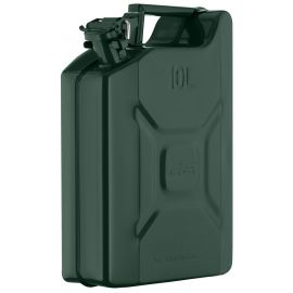 2E Каністра для палива JCM10V вертикальна, 10 л, метал, 0.6 мм, зелений, 2.3 кг