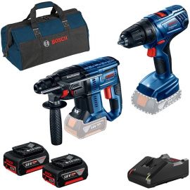 Bosch Набір інструменту Professional перфоратор GBH 180-LI + дриль-шуруповерт GSR 180-LI