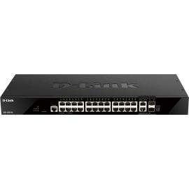 D-Link Комутатор DGS-1520-28 24xGE 2xSFP, 2xSFP+ Керований. L3