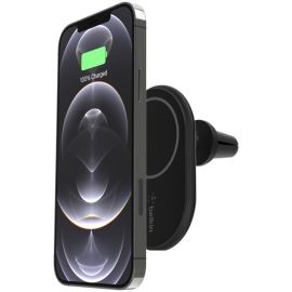 Belkin Автомобильный держатель Car Mount MagSafe Charging Qi без ЗУ Black