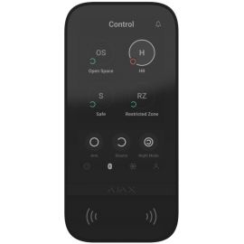 Ajax Клавіатура з сенсорним дисплеєм KeyPad TouchScreen, jeweller, бездротовий, чорний