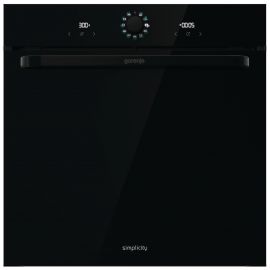 Gorenje Духова шафа електрична, 77л, A, пара, дисплей, макс.темпер.-300, чорний