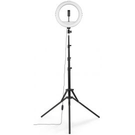 HAMA Штатив зі світлодіодним кільцем SpotLight Steady 120 V2 BT Black