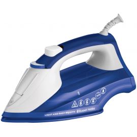 Russell Hobbs Праска Light&Easy Brights Sapphire, 2600Вт, 240мл, паровий удар -115гр, постійна пара - 35гр, керам. підошва, темно синій