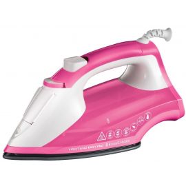 Russell Hobbs Праска Light&Easy Pro, 2600Вт, 240мл, паровий удар -130гр, постійна пара - 40гр, керам. підошва, біло-рожевий