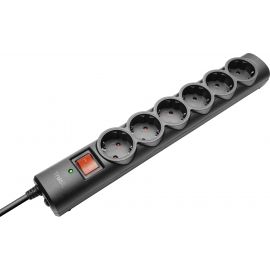 Trust Мережевий фільтр Surge Guard 6XSchuko 1.8м Black