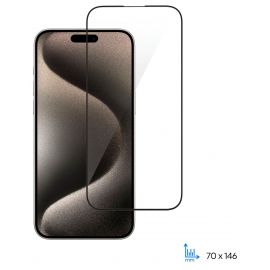 2E Захисне скло для Apple iPhone 15 Pro(6.1), 2.5D FCFG,(1 Pack),black border