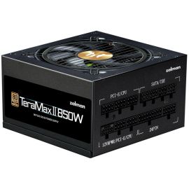 Zalman Блок живлення Teramax 2 (850W), >90%, 80+ Gold, 120мм, 1xMB 28pin (18+10), 2xCPU 8pin(4+4), 3xMolex, 12xSATA, 4xPCIe 8pin(6+2), 1х12VHPWR, Fully Modular