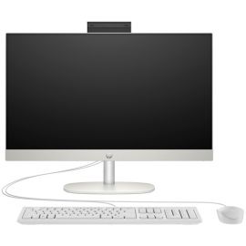 HP Комп'ютер персональний моноблок 240-G10 23.8" FHD IPS AG, Intel i5-1335U, 16GB, F512GB, UMA, WiFi, кл+м, 3р, DOS, білий