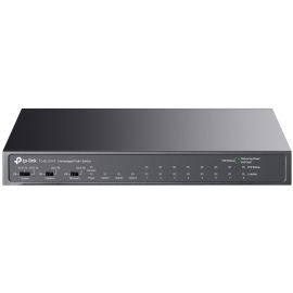 TP-Link Комутатор TL-SL1311P 8x1FE (8xPoE), 2xGE, 1xSFP, 65Вт, Некерований