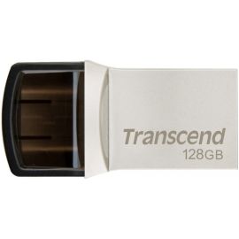 Transcend Накопичувач 128GB USB 3.1 Type-A + Type-C 890 R90/W30MB/s