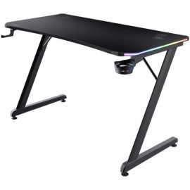 Trust Стіл GXT 709W LUMINUS, (120х74см), RGB, чорний