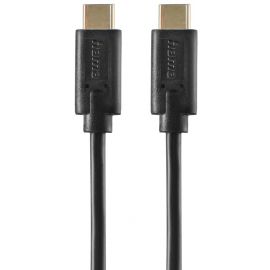HAMA Кабель заряджання/синхронізації USB-С > USB-C, 1,5м ,чорний