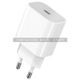 2E Зарядний пристрій мережевий 30Вт USB-C PD, білий