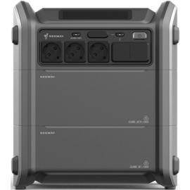 Segway Портативна електростанція CUBE 2000, 2584 Вт (R-Drive 4400 Вт), 2048 Вт/год, IPX3, BT, розширення ємності, швидка зарядка