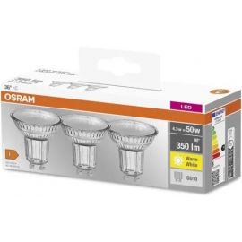 Osram Набір ламп 3шт LED GU10 4.3Вт 2700К 350Лм PAR16