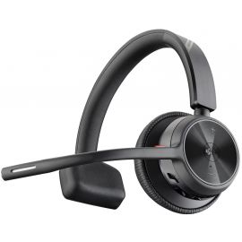 Poly Гарнітура комп'ютерна моно On-ear Voyager 4310-M з адаптером BT700, USB-A, Bluetooth, всеспрямований, Acoustic fence, сертифікат Microsoft Teams, чорний