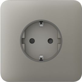 Ajax Передня панель для вбудованої розеткиSoloCover for Outlet Basic, olive