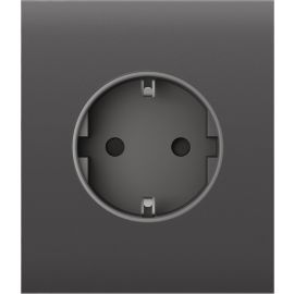 Ajax Центральна панель для вбудованої розетки CenterCover for Outlet Basic, grey