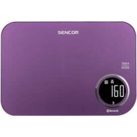 Sencor Ваги кухонні, 5кг, підключення до смартфону, AAAx2, пластик, фіолетовий
