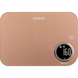 Sencor Ваги кухонні, 5кг, підключення до смартфону, AAAx2 , пластик, золотий