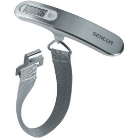 Sencor Ваги для багажу, 50кг, CR2032x1 в комплекті, пластик, сірий