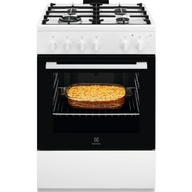 Electrolux Плита газова, 59л, 60x60см, чавун, білий