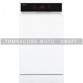 ARDESTO Посудомийна машина, 10компл., А++, 45см, дисплей, обробка парою, білий