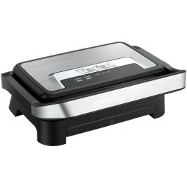 Tefal Гриль прижимний Inicio Compact 1000Вт, темп. режимів-1, алюміній, чорно-срібний