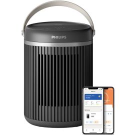 Philips Тепловентилятор Series 3000, 20м2, 2000Вт, електр. упр-ння, керамич.нагрів.елемент, Wi-Fi, темно-сірий