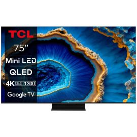 TCL Телевізор 75" MiniLED 4K 144Hz Smart Google TV Titan ONKYO sound