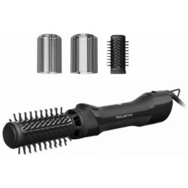 Rowenta Фен-щітка Renewal Brush Active, 1000Вт, 3 режими, іоніз-я, хол. обдув, оберт. насадка, 2 насадки, кераміка, чорний