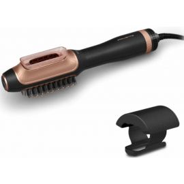 Rowenta Фен-щітка Reverso Dry&Brush 2в1, 1200Вт, 3 режими, іоніз-я, хол. обдув, насадок-2, кераміка, чорний-золотистий