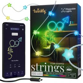 Twinkly Гірлянда Smart LED Twinkly Strings Star RGB 100 IP20 6м USB-C кабель прозорий без БЖ