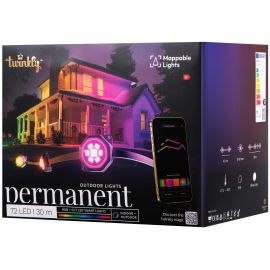 Twinkly Гірлянда Smart LED Twinkly Permanent Light RGB 72 IP65 кабель білий