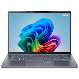 Acer Ноутбук Swift 14 AI SF14-11 14.5" WQXGA IPS, Quallcomm X1P-64-100, 16GB, F1TB, UMA, Win11, сірий