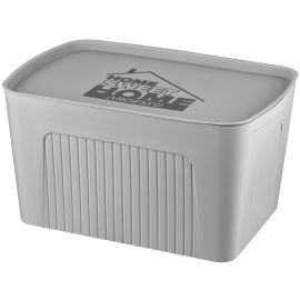 ARDESTO Ящик з кришкою для зберігання 45.5х31х24.5см, 23л, пластик PP, сірий