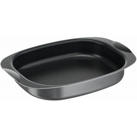 Tefal Форма для запікання La Recyclee, овальна, з ручками, 24х36см, алюміній, чорний