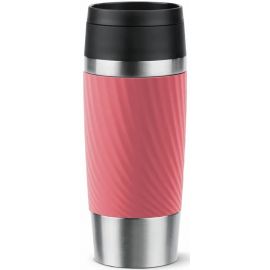 Tefal Термочашка Travel Mug Classic Twist, 0.36л, нержавіюча сталь, кораловий