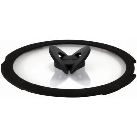 Tefal Кришка Ingenio 28см, скло, силікон, прозоро-чорний