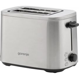 Gorenje Тостер 800Вт, підігрів, розморожування, пластик, сріблястий