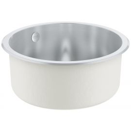 Grohe Мийка кухонна K200, нерж.сталь, кругла, без крила, 440x440x178мм, чаша - 1, врізна, нержавіюча сталь