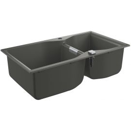 Grohe Мийка кухонна K700, граніт, прямокут., без крила, 900x500x230мм, чаша - 2, врізна, сірий граніт